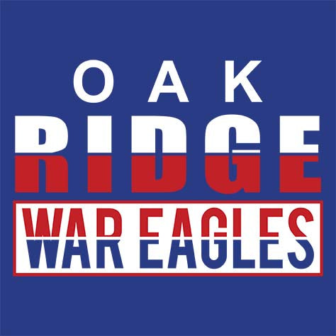 Oak Ridge War Eagles Premium Royal T-shirt - Design 31