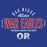 Oak Ridge War Eagles Premium Royal T-shirt - Design 40