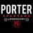 Porter Spartans Premium Black T-shirt - Design 03