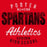 Porter High School Spartans Red Garment Design 34