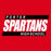 Porter High School Spartans Red Garment Design 72