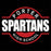 Porter Spartans Premium Black T-shirt - Design 11