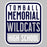 Tomball Memorial Wildcats Premium Silver T-shirt - Design 01
