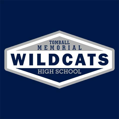 Tomball Memorial Wildcats Premium Navy Hoodie - Design 09