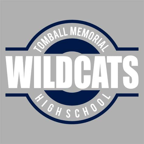 Tomball Memorial Wildcats Premium Grey Hoodie - Design 11