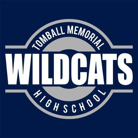 Tomball Memorial Wildcats Premium Navy Hoodie - Design 11