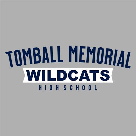 Tomball Memorial Wildcats Premium Grey Hoodie - Design 21