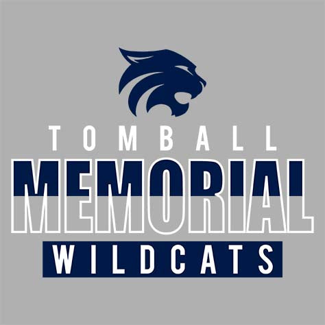 Tomball Memorial Wildcats Premium Grey Hoodie - Design 23