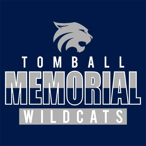 Tomball Memorial Wildcats Premium Navy Hoodie - Design 23