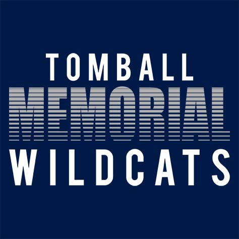 Tomball Memorial Wildcats Premium Navy Hoodie - Design 24