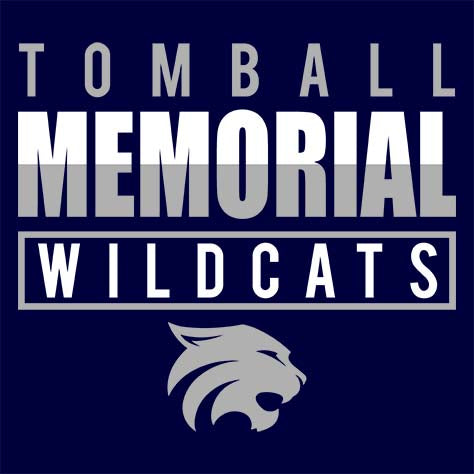 Tomball Memorial High School Wildcats Navy Garment Design 29