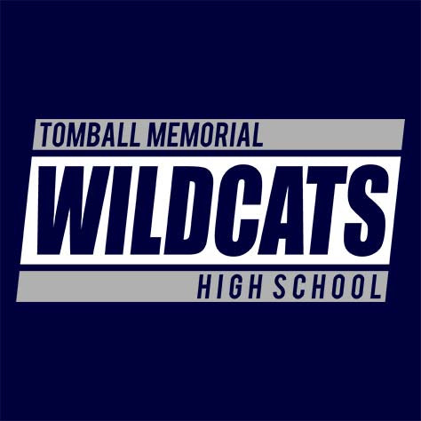Tomball Memorial Wildcats Premium Navy T-shirt - Design 72