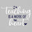 Teacher T-shirt - Design 23 - Teaching Is A Work Of Heart