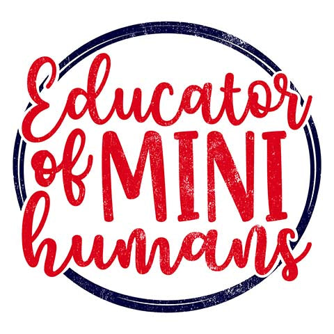 Teacher T-shirt - Design 26 - Educator Of Mini Humans