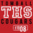 Tomball High School Cougars Red Garment Design 08