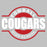 Close-up of Tomball Cougars Premium Grey Hoodie - Design 11