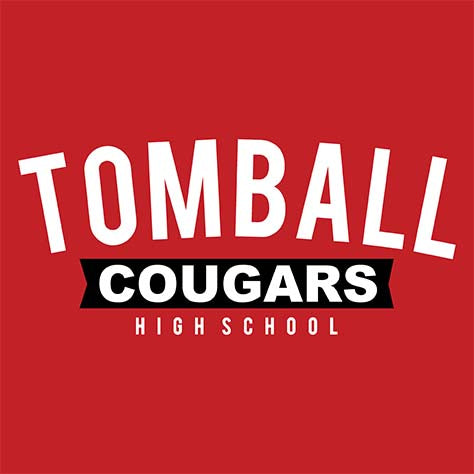 Tomball High School Cougars Red Garment Design 21