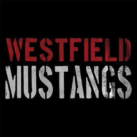 Westfield High School Mustangs Black Garment Design 17