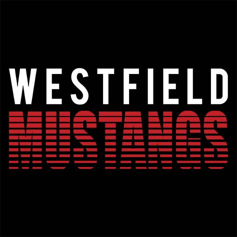 Westfield High School Mustangs Black Garment Design 24
