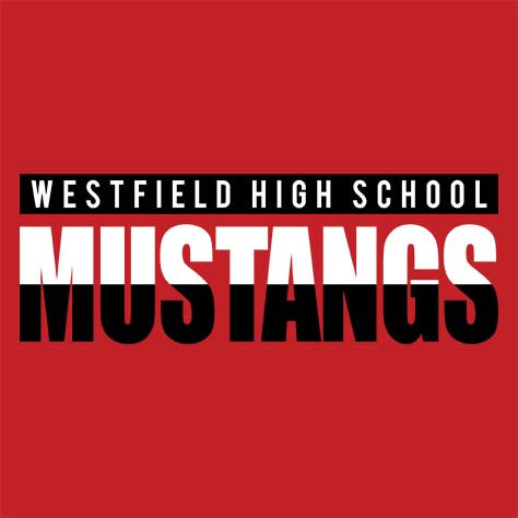 Westfield Mustangs Premium Red T-shirt - Design 25