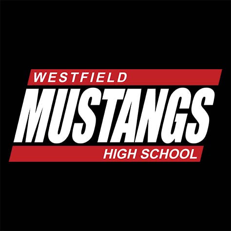 Westfield Mustangs Premium Black T-shirt - Design 72