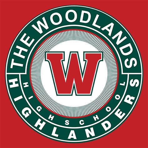 The Woodlands High School Highlanders Red Garment Design 02