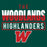 The Woodlands High School Highlanders Dark Green Garment Design 29