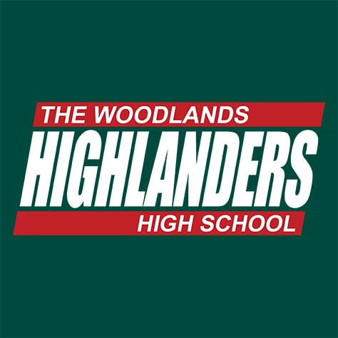 The Woodlands Highlanders Premium Evergreen T-shirt - Design 72