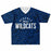 Dekaney Wildcats football jersey laying flat - front 
