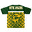 Klein Forest Eagles football jersey laying flat - back