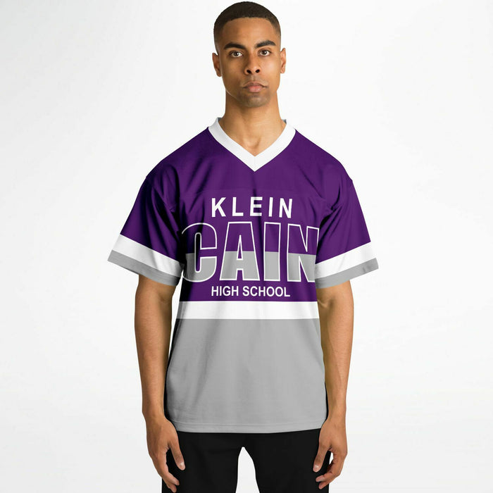 Klein Cain Hurricanes Football Jersey 10