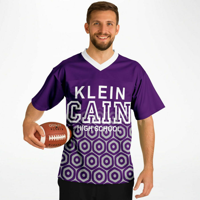 Klein Cain Hurricanes Football Jersey 25