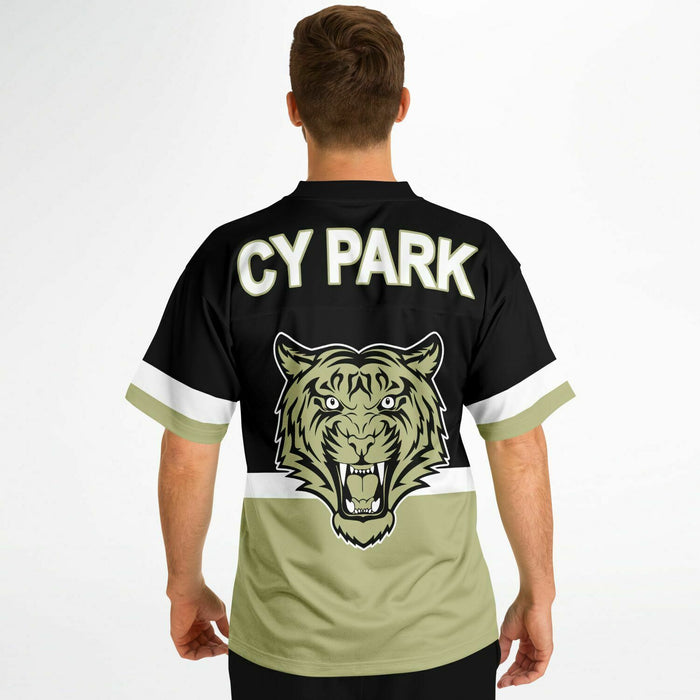 Subliminator Cypress Park Tigers Football Spirit Jersey 10 XL