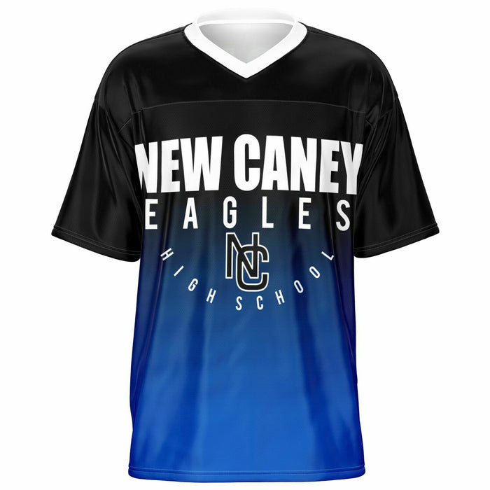 New Caney Eagles football jersey -  ghost view - front 05