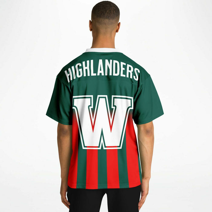 The Woodlands Highlanders Football Jersey 14