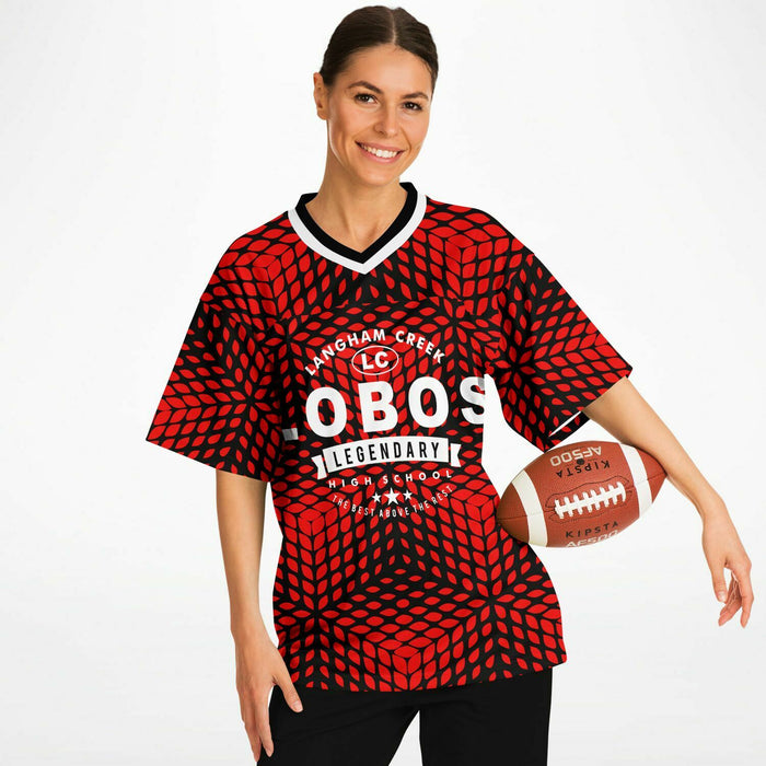 Langham Creek Lobos Football Jersey 22