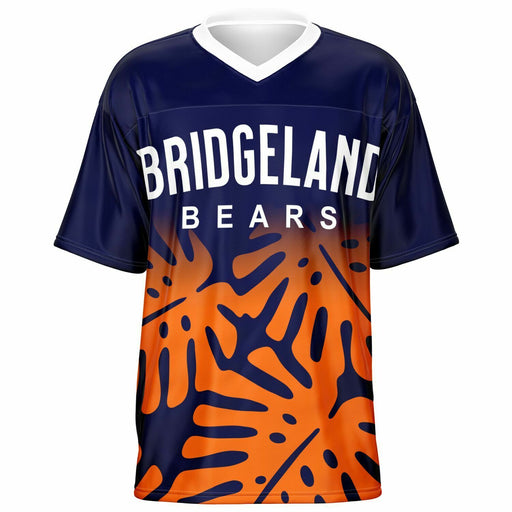 Bridgeland Bears football jersey -  ghost view - front