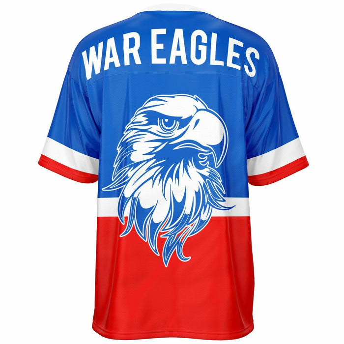 Oak Ridge War Eagles High School football jersey -  ghost view - back