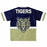 Klein Collins Tigers football jersey laying flat - back 10