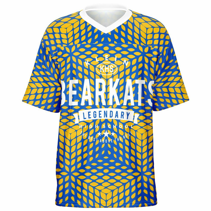 Klein Bearkats football jersey -  ghost view - front