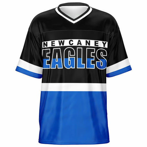 New Caney Eagles football jersey -  ghost view - front 10