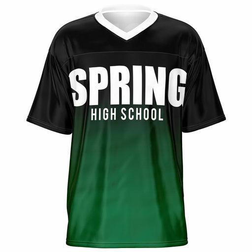 Spring Lions High School football jersey -  ghost view - front