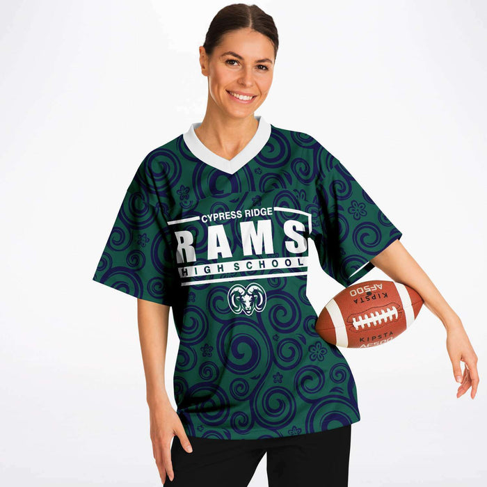 Cypress Ridge Rams Football Jersey 18