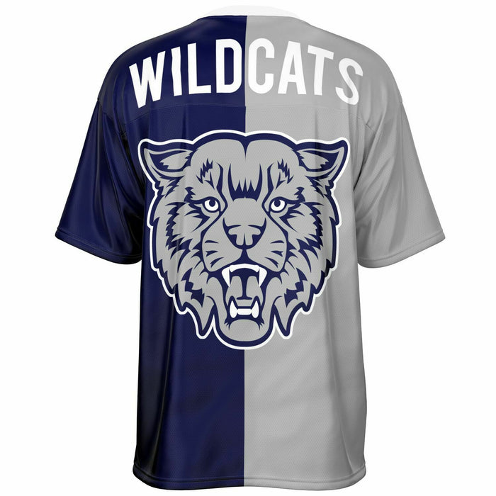 Tomball Memorial Wildcats High School football jersey -  ghost view - back