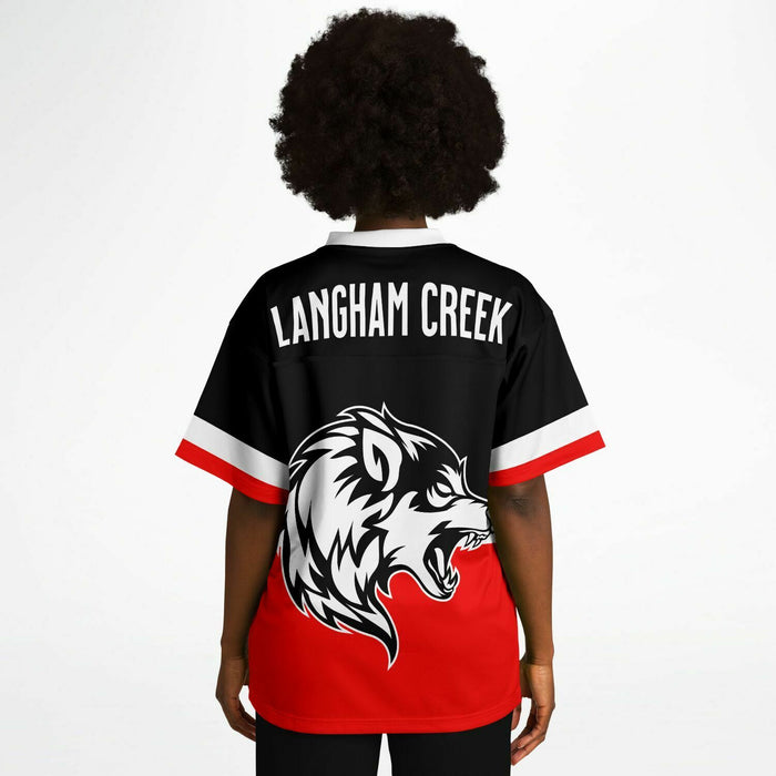 Langham Creek Lobos Football Jersey 10