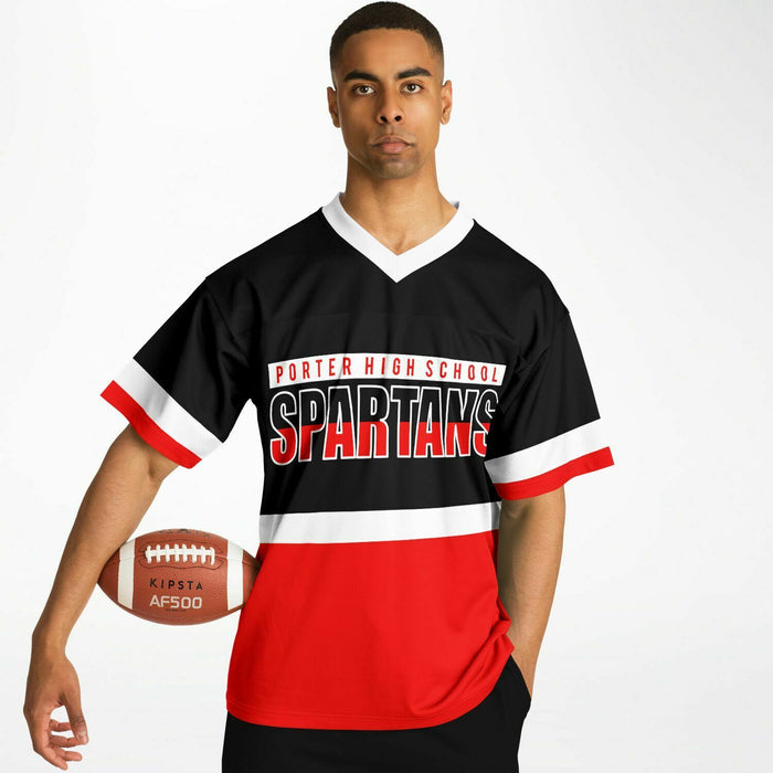 Porter Spartans Football Jersey 10