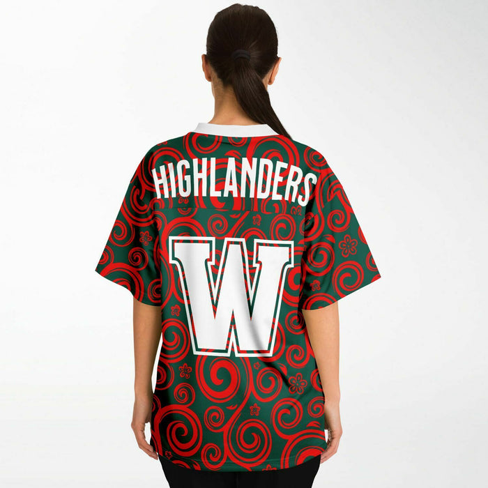 The Woodlands Highlanders Football Jersey 18