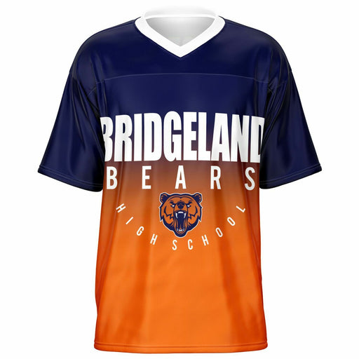 Bridgeland Bears football jersey -  ghost view - front