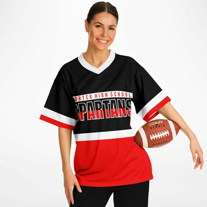 Porter Spartans Football Jersey 10