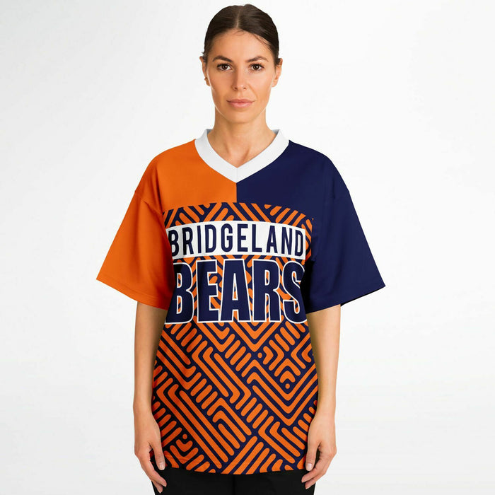 Women wearing Bridgeland Bears football jersey